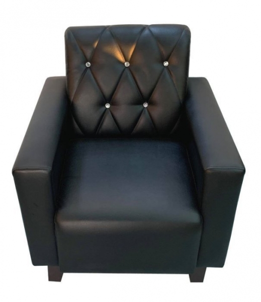 台北二手家具推薦 宏品全新中古傢俱家電 SX807B*全新黑色單人皮沙發* 客廳桌椅 茶几 電視櫃 布沙發 組椅 椅子