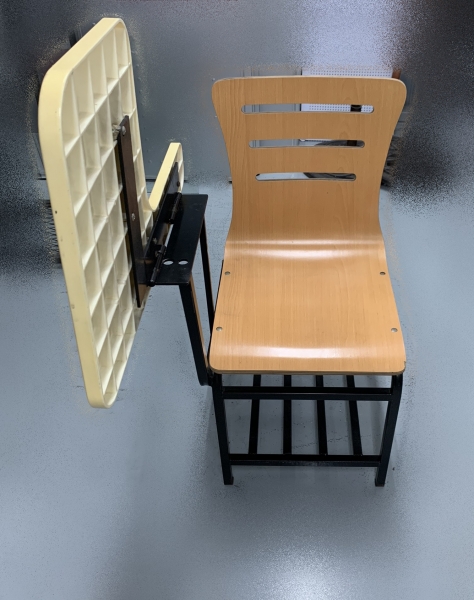 台北二手家具宏品* E82003 * 木色單人課桌椅 * 課桌椅 課桌 椅子 補習班桌 高腳桌 國高中書桌 書桌 洽談桌