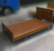 樂居二手家具 B0714BJJJ 3.5尺實木床架 3尺雙人床架*床底 床框 床座 臥室家具拍賣 床墊 衣櫃 斗櫃