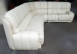 樂居二手家具(中) 便宜2手傢俱拍賣B52305白色L型皮沙發/桌椅/茶几/高低櫃/客廳傢俱大出清