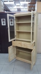 二手家具樂居 彰化全新中古傢俱 NH1122BJD*全新松木書櫃 實木展示櫃 玻璃櫃*客廳桌椅拍賣 電視櫃 高低櫃 餐桌