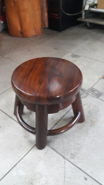 樂居二手家具 家電 全新中古傢俱賣場 A1123AJ 雞翅木圓椅凳*矮凳 板凳 木頭椅 休閒椅 各式桌椅買賣餐桌椅洽談椅