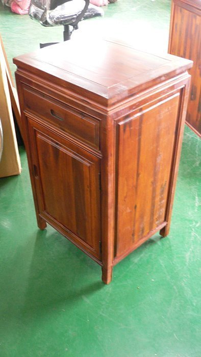 樂居二手家具館 LG003*時柚木一門二抽櫃*泡茶櫃/花架/電話架/高低櫃/展示櫃 實木傢俱拍賣書櫃 鞋櫃