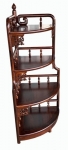 台中二手家具 西屯樂居二手家具館 GT1221CE*四層角落展示架 層架* 全新/中古家具買賣推薦 原木/柚木/紅木家具