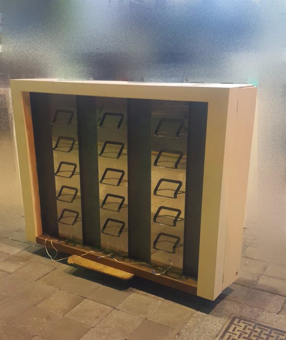 樂居二手家具 D0129DJJ 白色球鞋展示架 收納櫃 展示櫃 置物櫃 書架 仿古家具 全新中古傢俱家電 台北桃園新竹