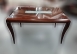 二手傢俱推薦【樂居二手家具館】F1018DJJC 歐式玻璃餐桌 二手桌椅 辦公桌 電腦桌書桌 台北桃園台中新竹苗栗餐桌椅