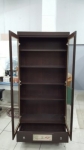二手家具樂居 彰化全新中古傢俱 NH1122BJC*全新胡桃幸運草書櫃 玻璃櫃 展示櫃*客廳家具 酒櫃 隔間櫃 高低櫃