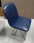 台中二手家具買賣 推薦 西屯樂居 F0406BJJ 藍色桌椅 洽談椅 書桌椅 電腦椅 會客椅 2手各式桌椅拍賣
