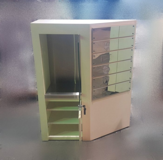 樂居二手家具 D0129CJJH 白色玻璃門展示櫃 收納櫃 展示櫃 置物櫃 書架 仿古家具 全新中古傢俱家電 台北桃園