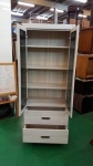 樂居二手家具 全新中古傢俱 TV309DJB*全新洗白玻璃書櫃 展示櫃 高低櫃 酒櫃 書架 客廳家具 沙發 電視櫃 茶几
