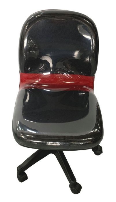 【樂居二手家具】全新 二手家具 家電買賣 EA1503Fj*全新黑紅透氣OA辦公椅* 洽談椅/等待椅/會議椅/電腦椅/