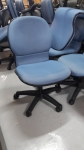 樂居二手家具 家電 全新中古傢俱賣場 CE1027CJJ 藍色布面辦公椅*OA椅 書桌椅 電腦椅 洽談椅 2手辦公家具