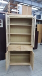 二手家具樂居 彰化全新中古傢俱 NH1122BJD*全新松木書櫃 實木展示櫃 玻璃櫃*客廳桌椅拍賣 電視櫃 高低櫃 餐桌