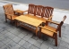 樂居二手家具 便宜2手傢俱拍賣 A0926EJJ 原木色木製沙發組 客廳椅 客廳家具 2手桌椅拍賣 辦公桌 書桌