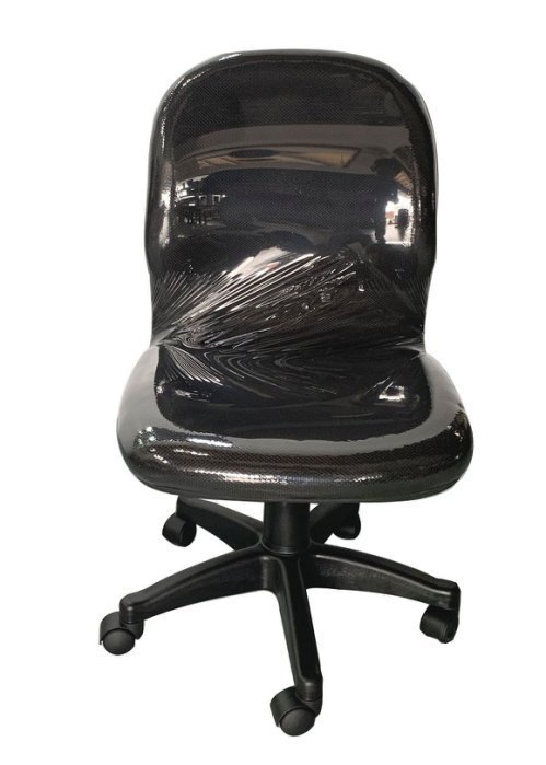 【樂居二手家具】全新 二手家具 家電買賣 EA1509Fj*全新黑色透氣OA辦公椅* 洽談椅/等待椅/會議椅/電腦椅