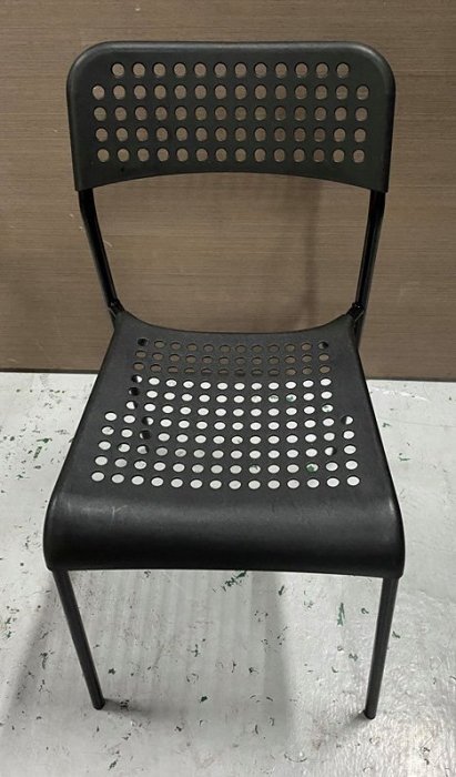 二手家具 台中 樂居全新中古傢俱買賣 F0406BJJ 黑色塑膠椅 洽談椅 書桌椅 電腦椅 會客椅 2手各式桌椅拍賣