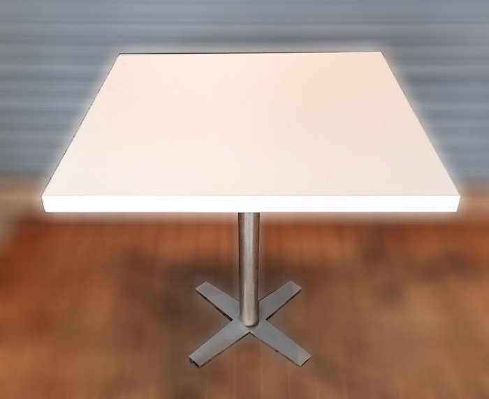 樂居二手家具 便宜2手傢俱拍賣 F1023GJJ 白色四方餐桌 二手桌椅 辦公桌 電腦桌書桌台北桃園新竹彰化