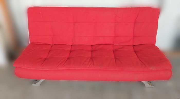【宏品二手家具館】 台中全新中古家具拍賣 A31612*紅色沙發床*客廳桌椅 電視櫃 書櫃酒櫃 新北板橋樹林