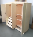 二手買賣推薦【宏品二手家具館】中古傢俱拍賣 B9042*宮廷風衣櫃*斗櫃 床邊櫃 床頭櫃 書櫃 新竹台北 床組床墊床架